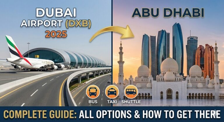 Guide to travel from Dubai airport to Abu Dhabi