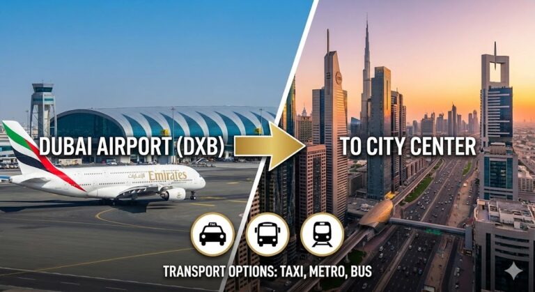 How to Get from Dubai Airport to City: Complete 2025 Guide (All Areas)
