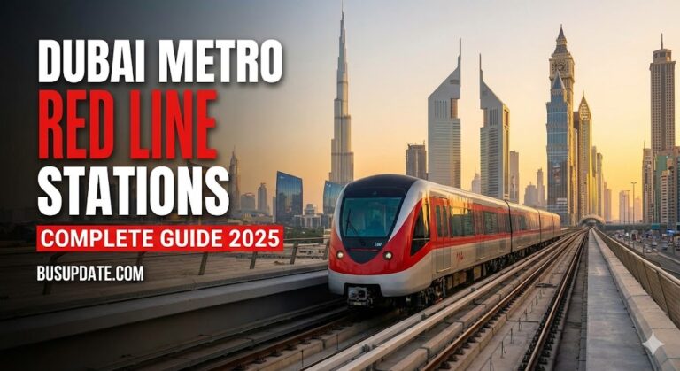Dubai Metro Red Line Stations: Complete Guide 2025