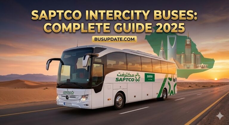 SAPTCO Intercity Buses Complete Guide 2025