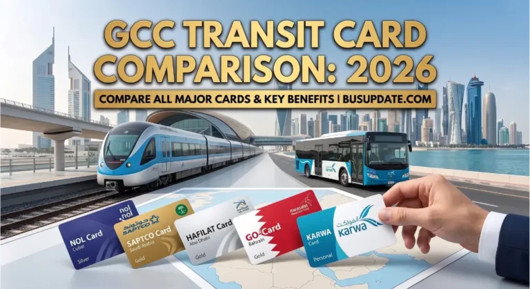 GCC Transit Card Comparison 2026